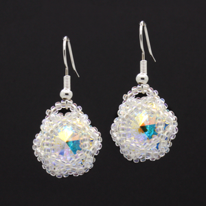 Free Instructions: Captured Light Crystal Earrings