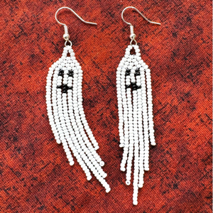 Free Instructions: Ghost Earrings