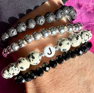 Design Idea: Monochrome Bracelet Stack