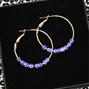 Free Jewellery Design: Nautical Hoop Earrings