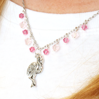 Free Instructions Flamingo Necklace