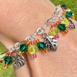 Free Instructions Tropical Charm Bracelet