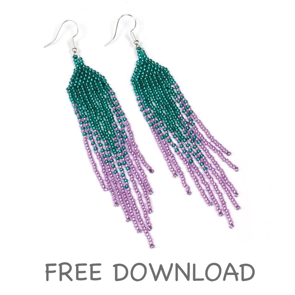 Fringe Earrings Downloadable Instructions