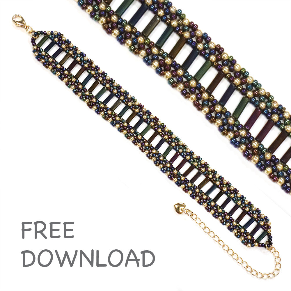 Stairway to the Stars Bracelet Downloadable Instructions