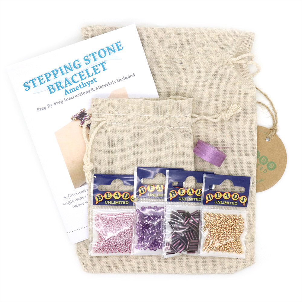 Stepping Stones Amethyst Bracelet Kit