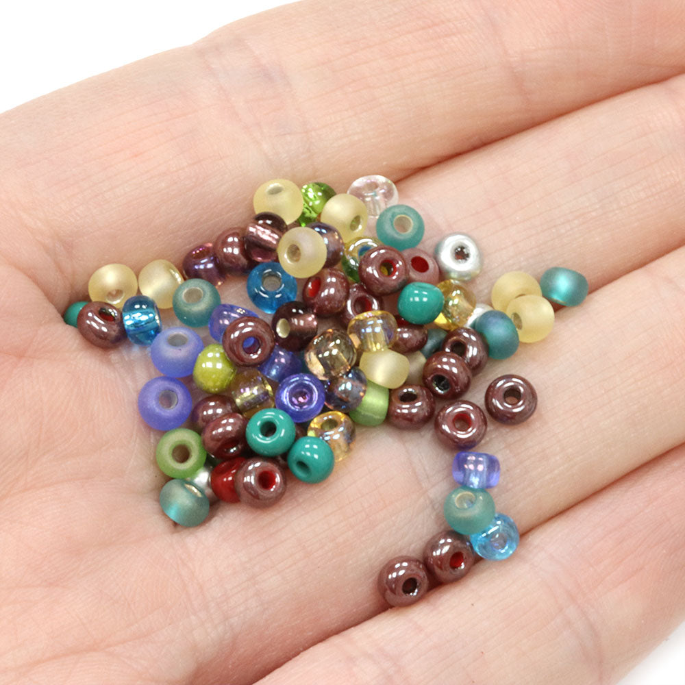 Size 6/0 seed bead mix 50g