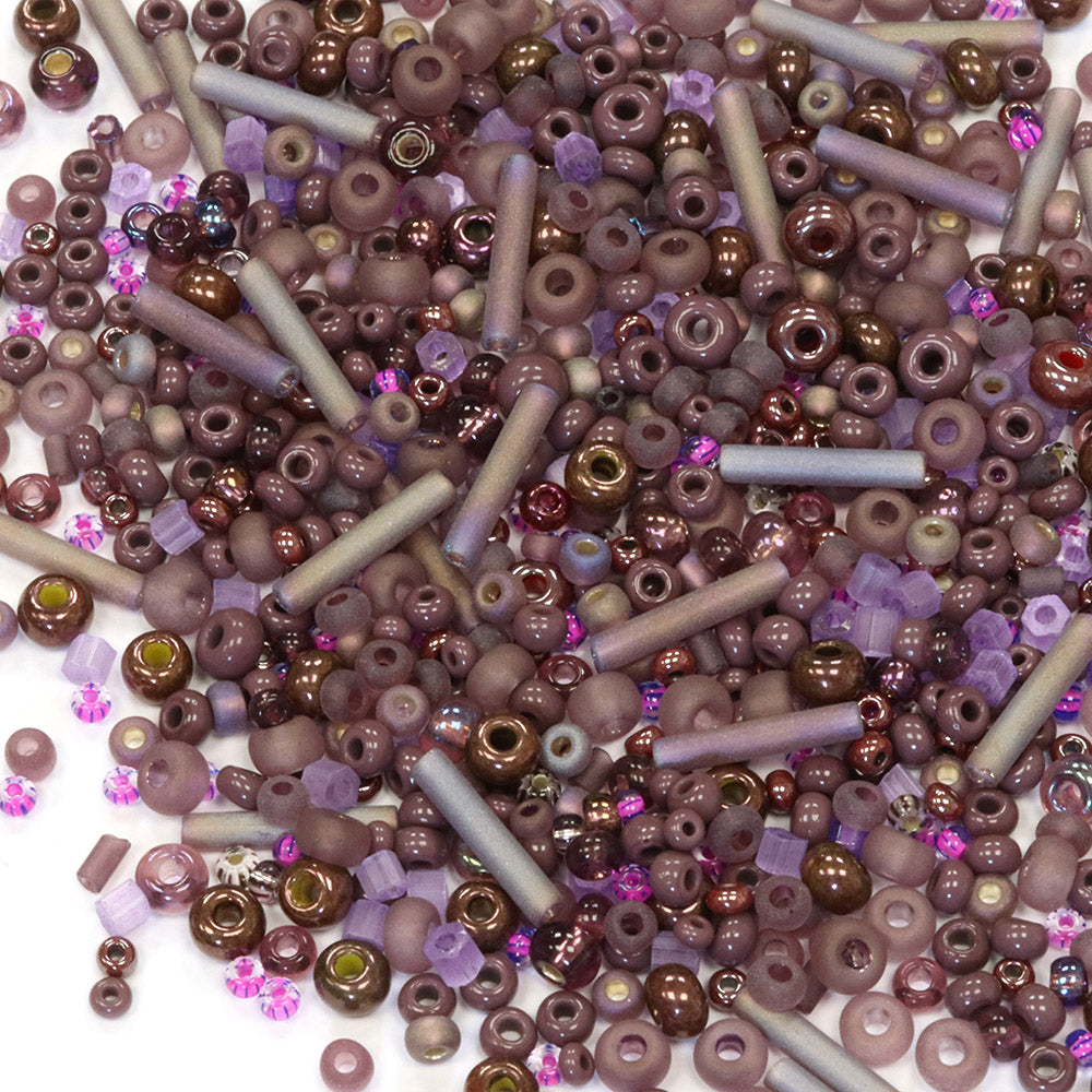 Seed Bead Mix Purple - Pack of 50g