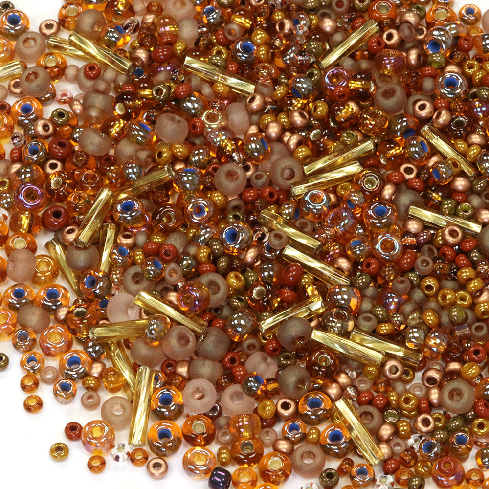 Seed Bead Mix Chocolate - Pack of 50g