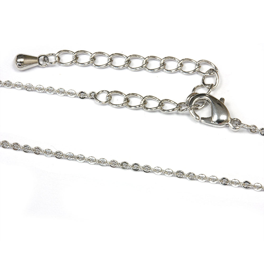 Fine Trace Chain 18 White Gold Plated - Pack of 1