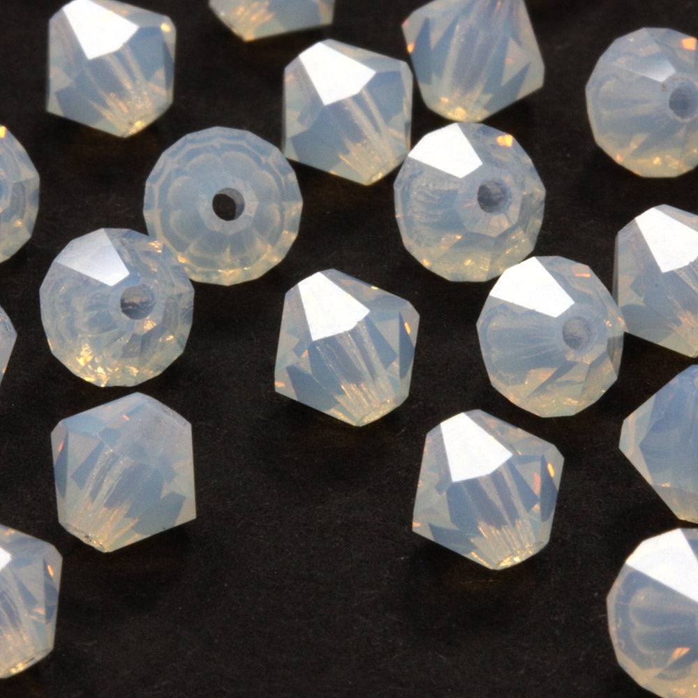 Crystal 6mm Bicone Monochrome Bundle - Pack of 7