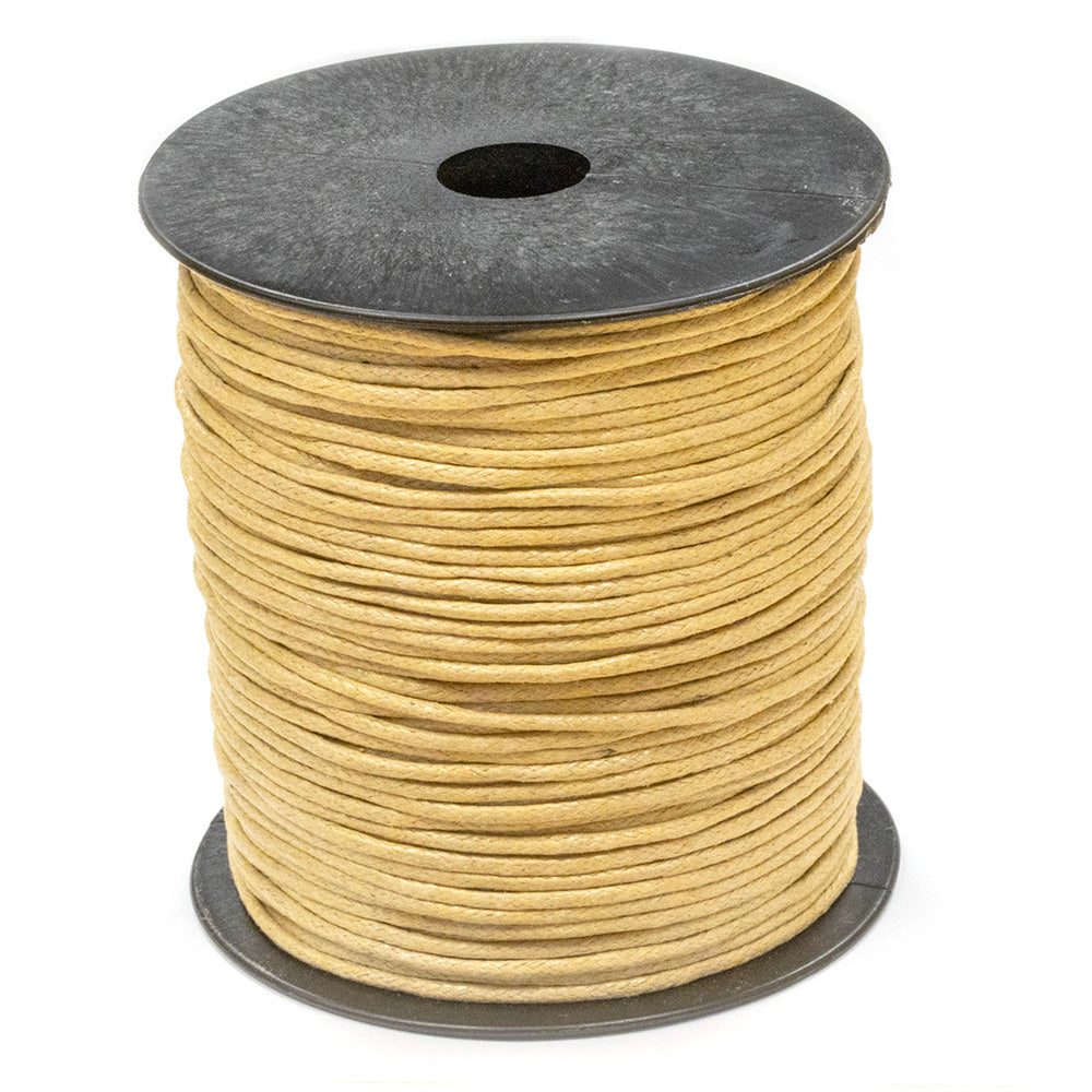 Natural Cotton Cord 2mm - Reel of 100m