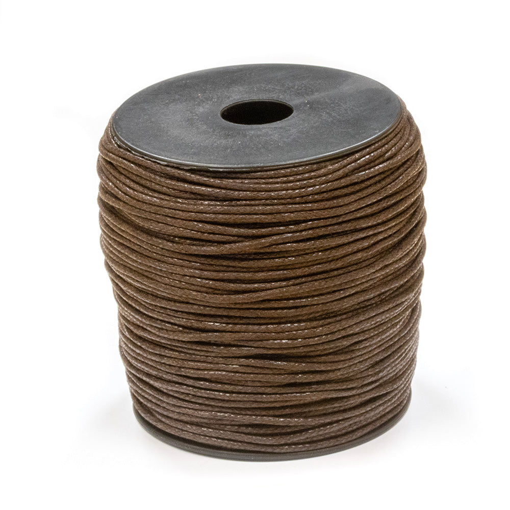 Brown Cotton Cord 1.5mm - Reel of 100m