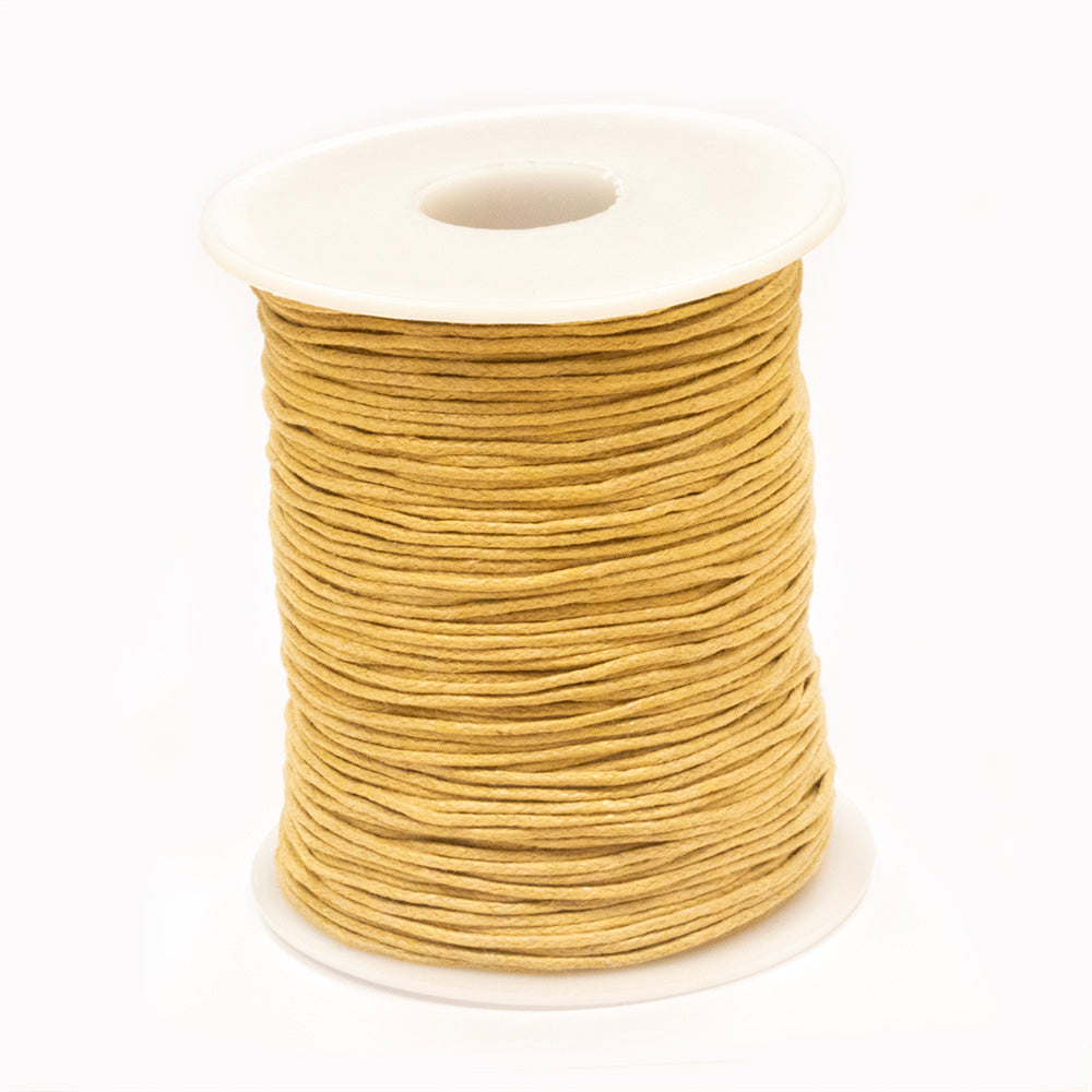 Natural Cotton Cord 1mm - Reel of 100m