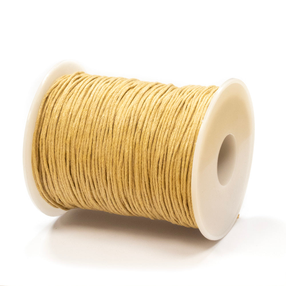 Natural Cotton Cord 1mm - Reel of 100m