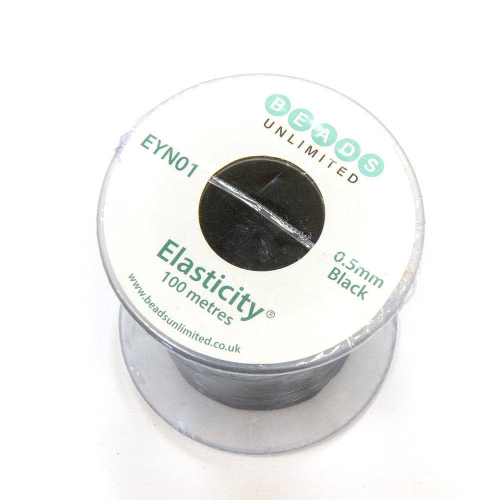 Elasticity Black 0.5mm - Reel of 100m