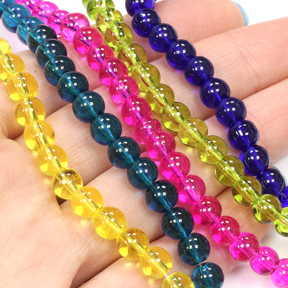 Glass Bead Bundle Summer Round – 5 strands