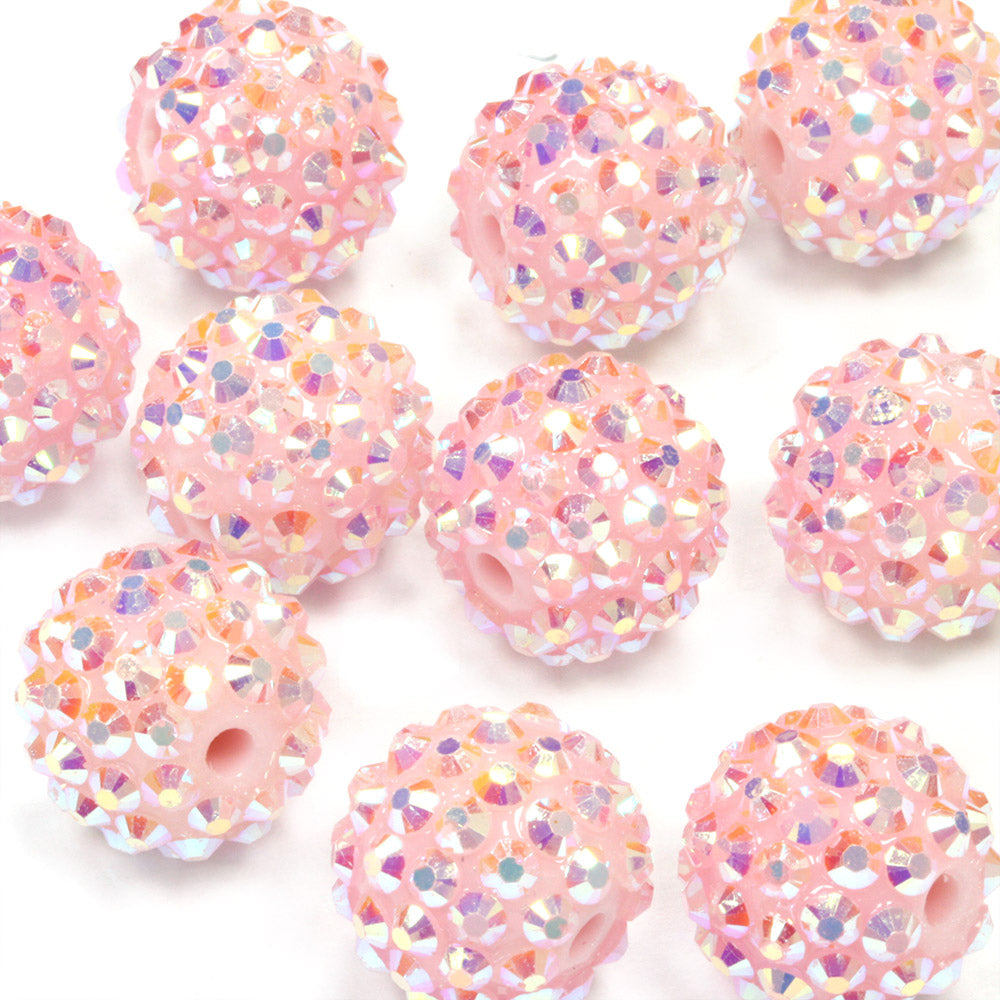 Resin Shamballa 14x16mm Mix Bundle - Pack of 13