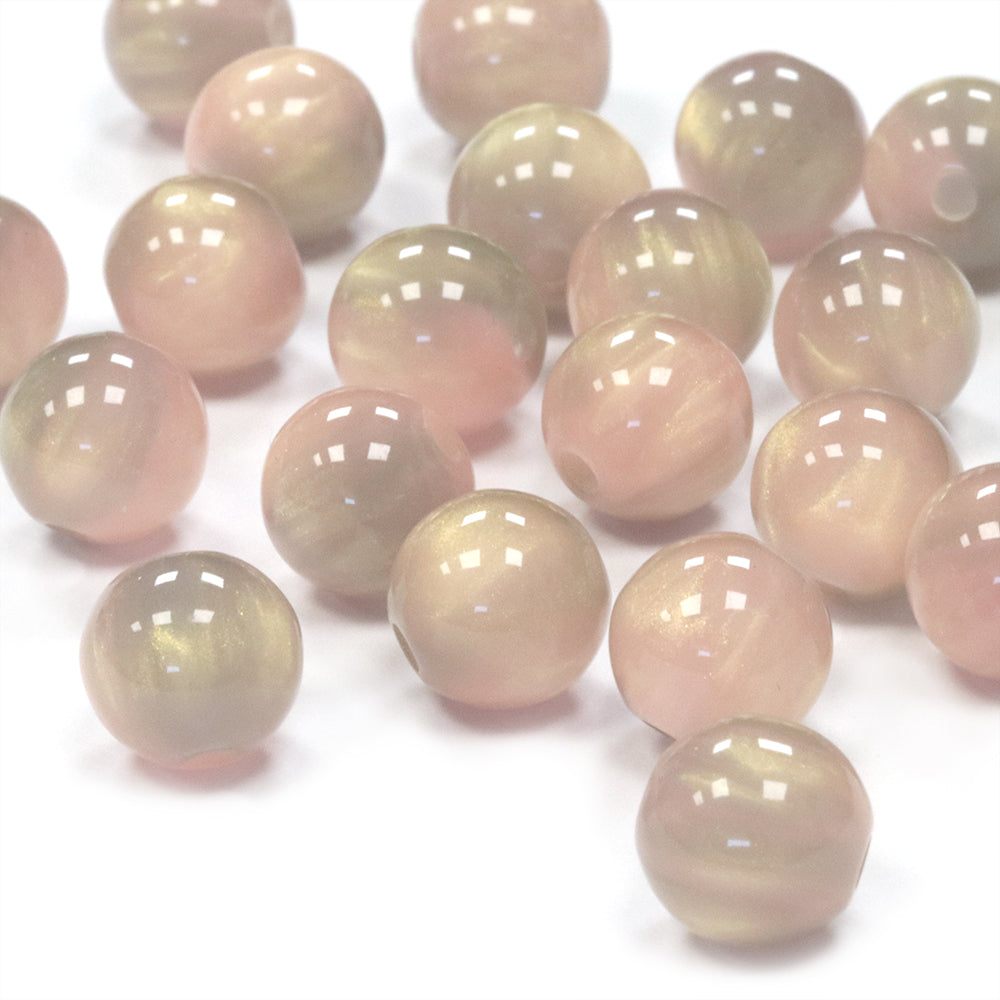 Gold Cat Eye Resin 8mm Bundle - 9 Packs of 20
