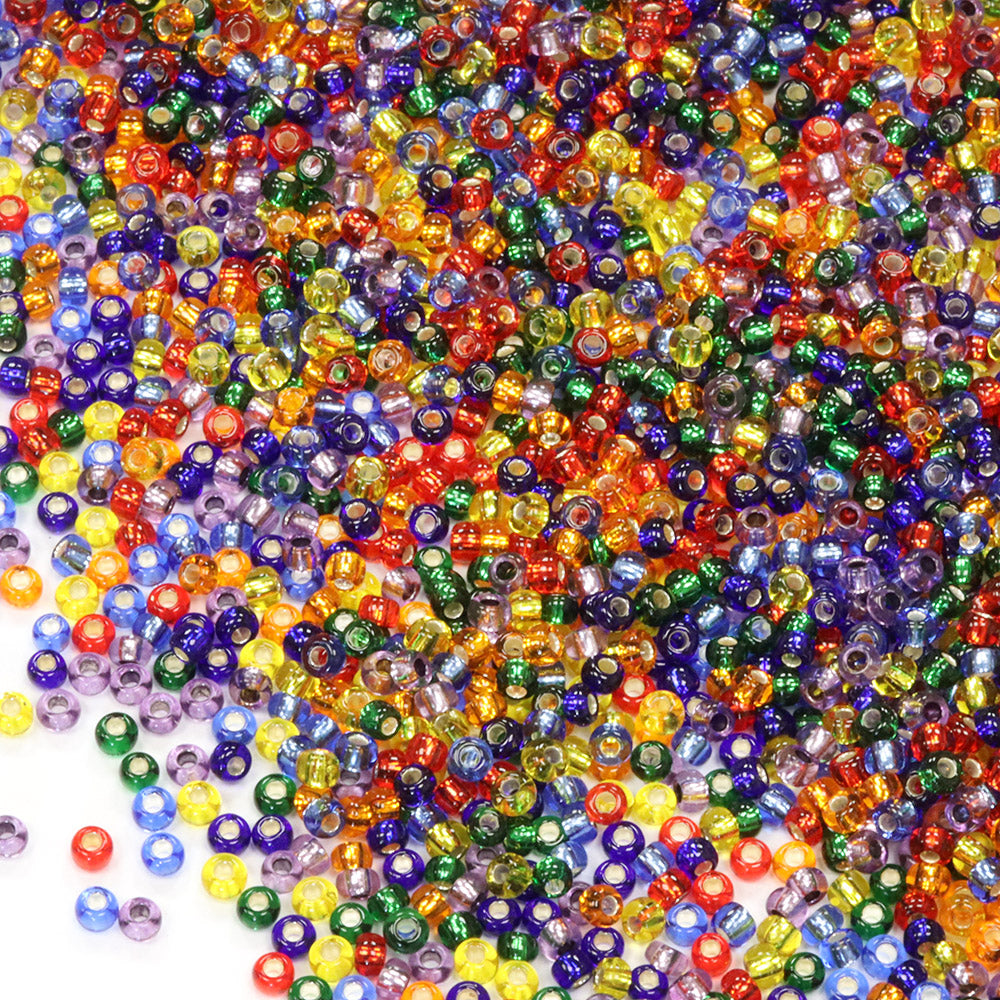 Seed Bead Rainbow Mix 11/0 - Pack of 50g