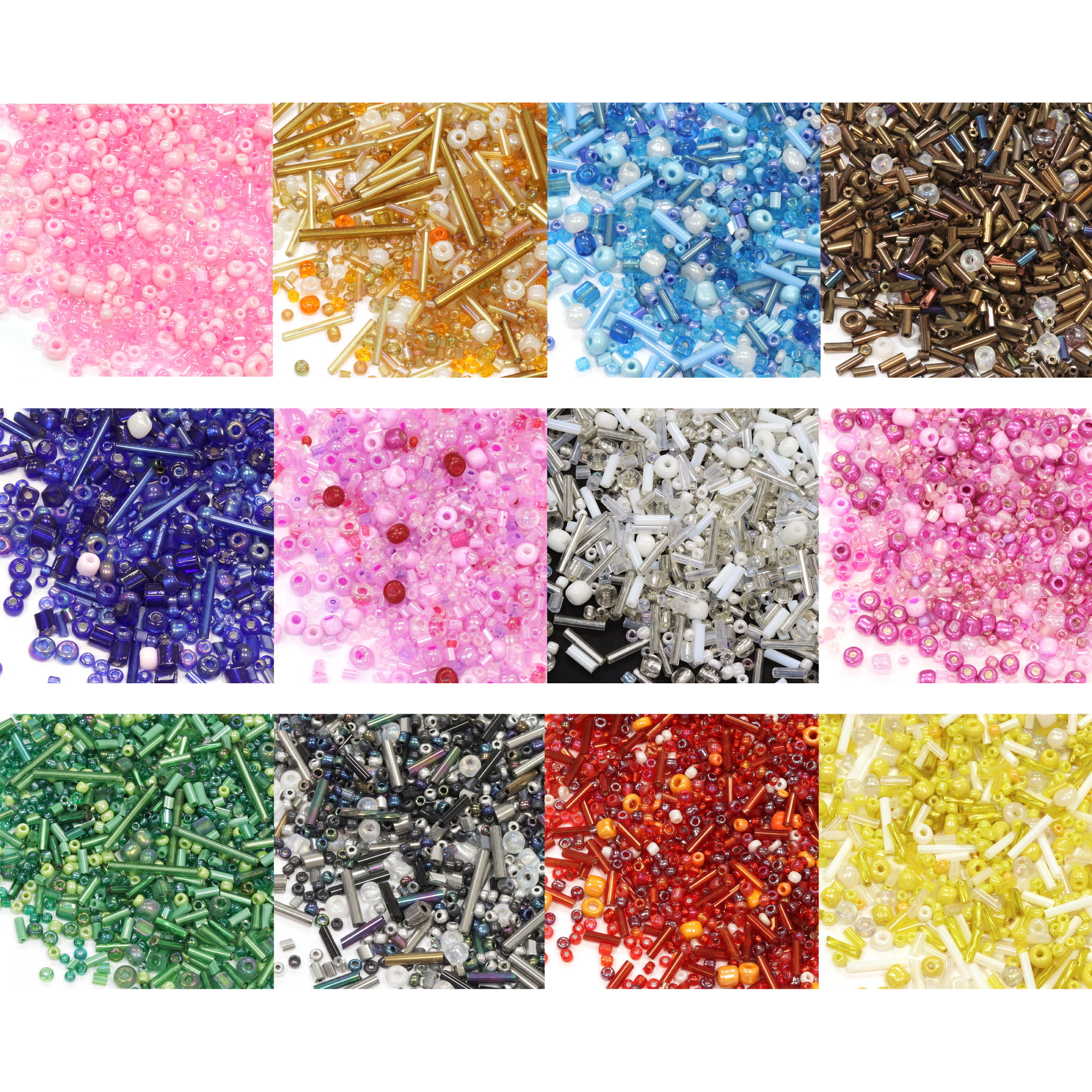 Seed Bead Mix Bundle - 12 x 30g packs