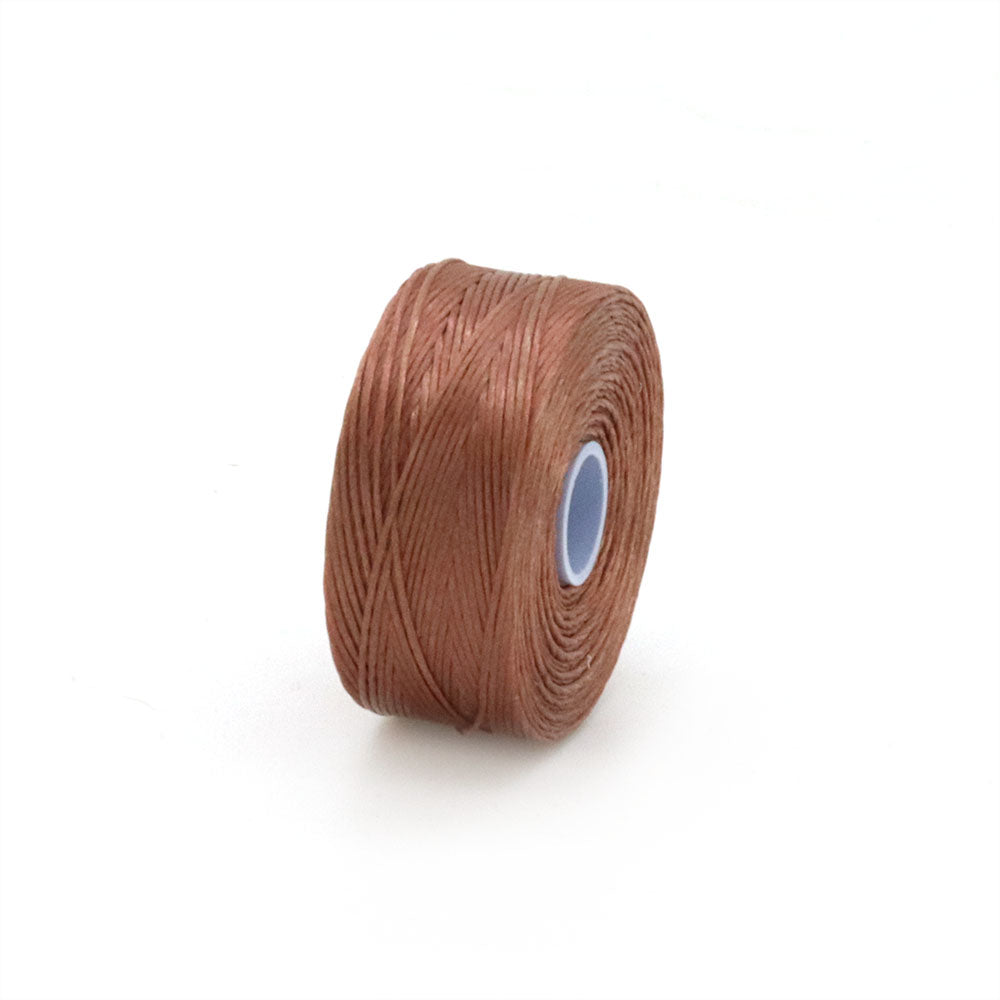 S-Lon Beading Thread Size D Light Copper - Pack of 1