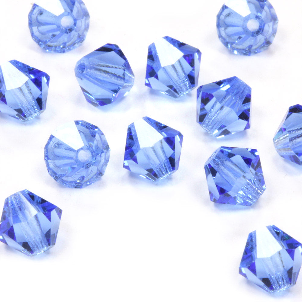 Preciosa Sapphire Bicone 3mm - Pack of 20