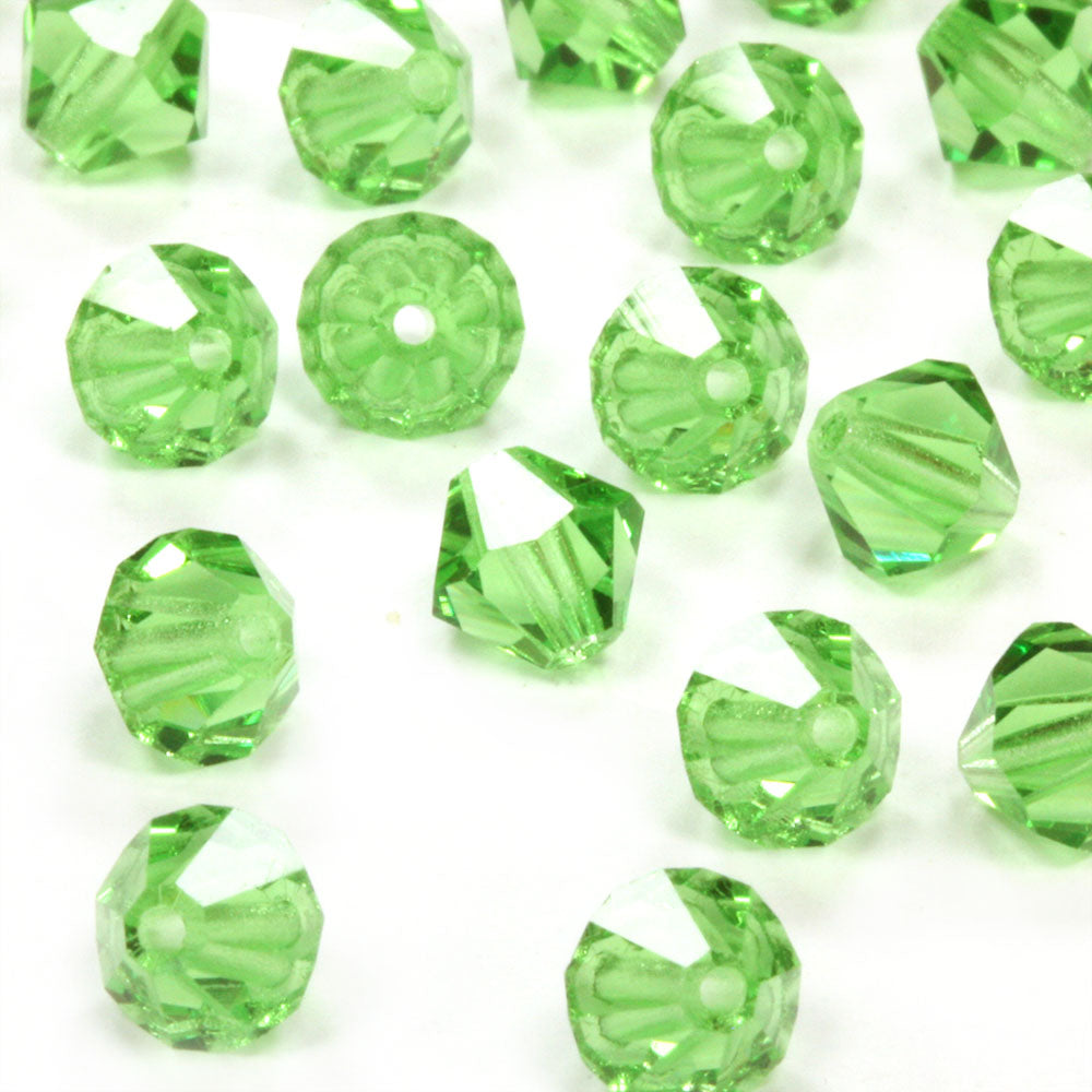 Preciosa Peridot Bicone 6mm - Pack of 12