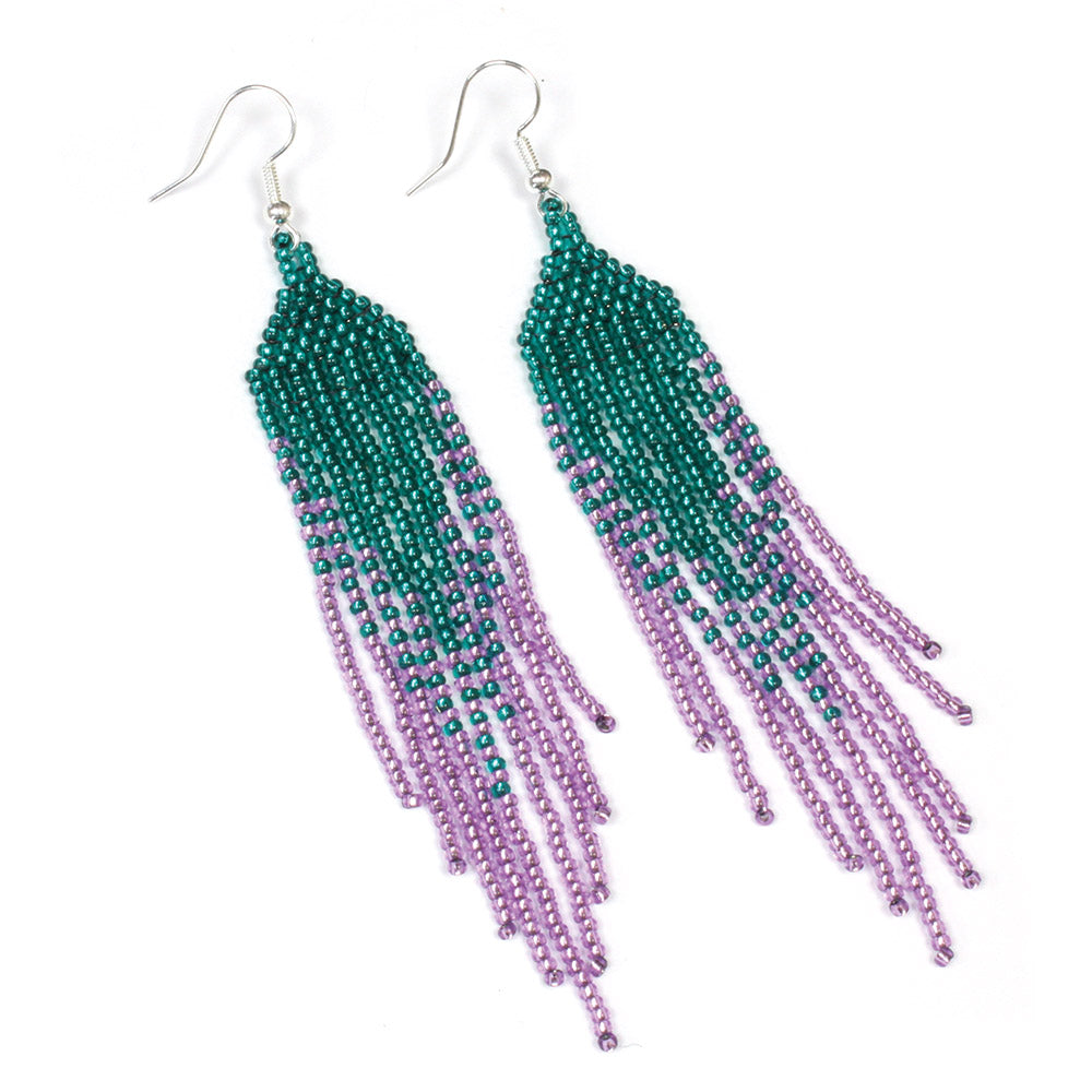 Fringe Earrings Teal Bundle