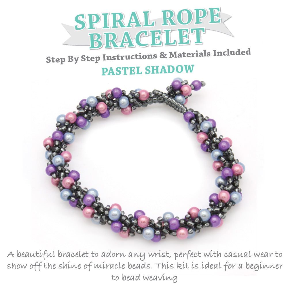 Pastel Shadow Spiral Rope Bracelet Kit