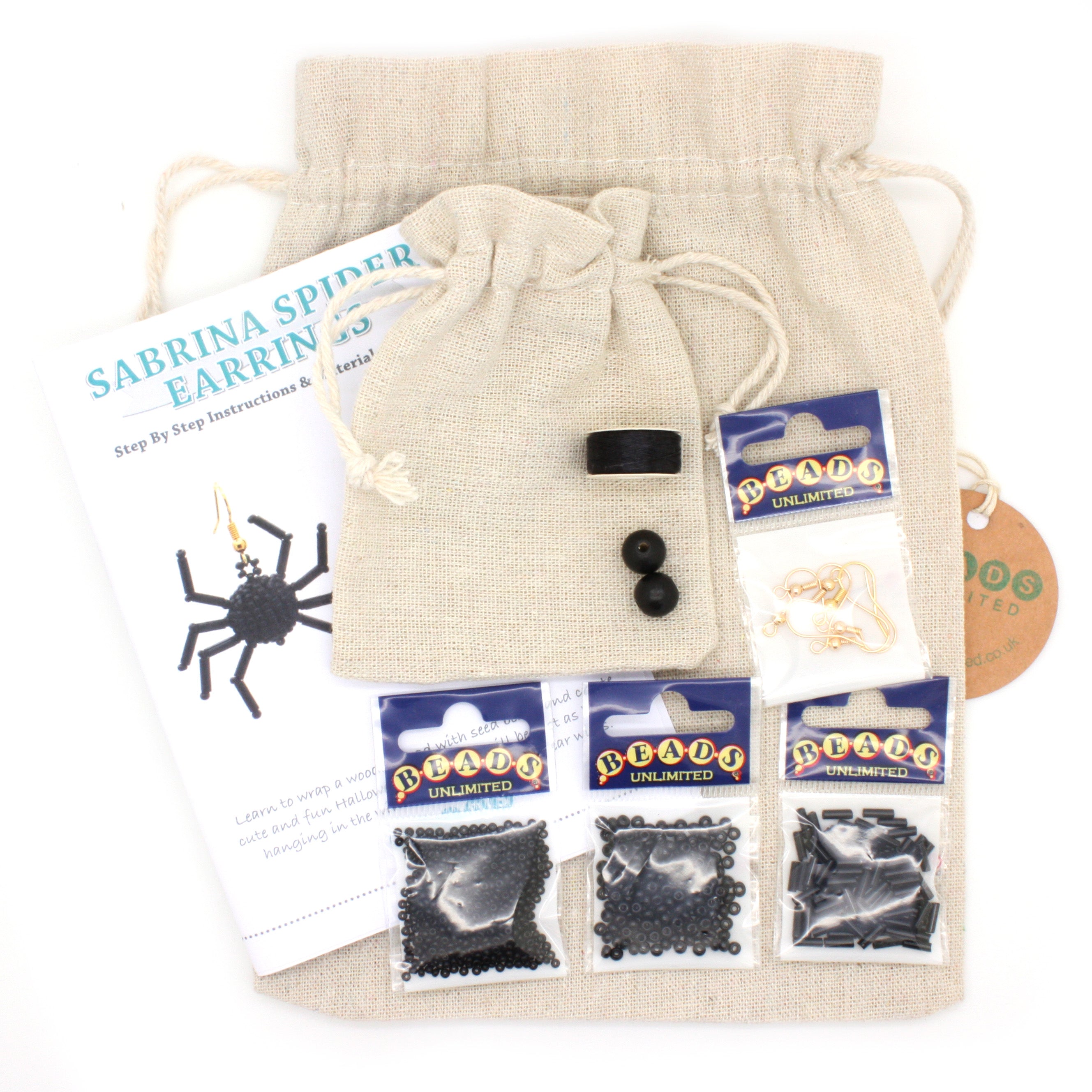 Sabrina Spider Earrings Kit