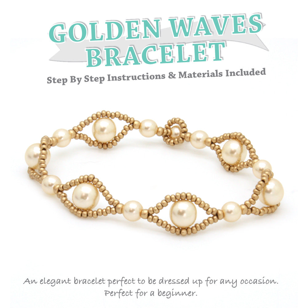 Golden Waves Bracelet Kit