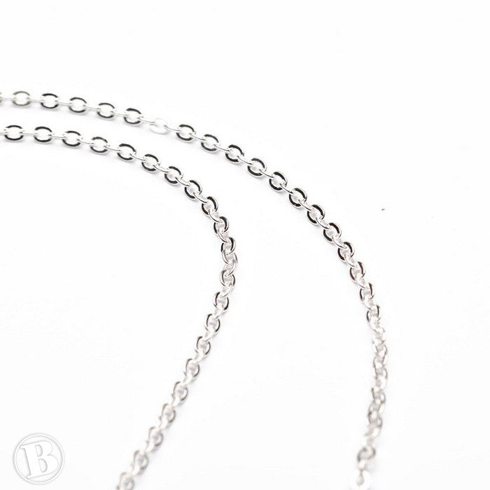 Trace Chain Silver Plated 2mm -Pack of 1m