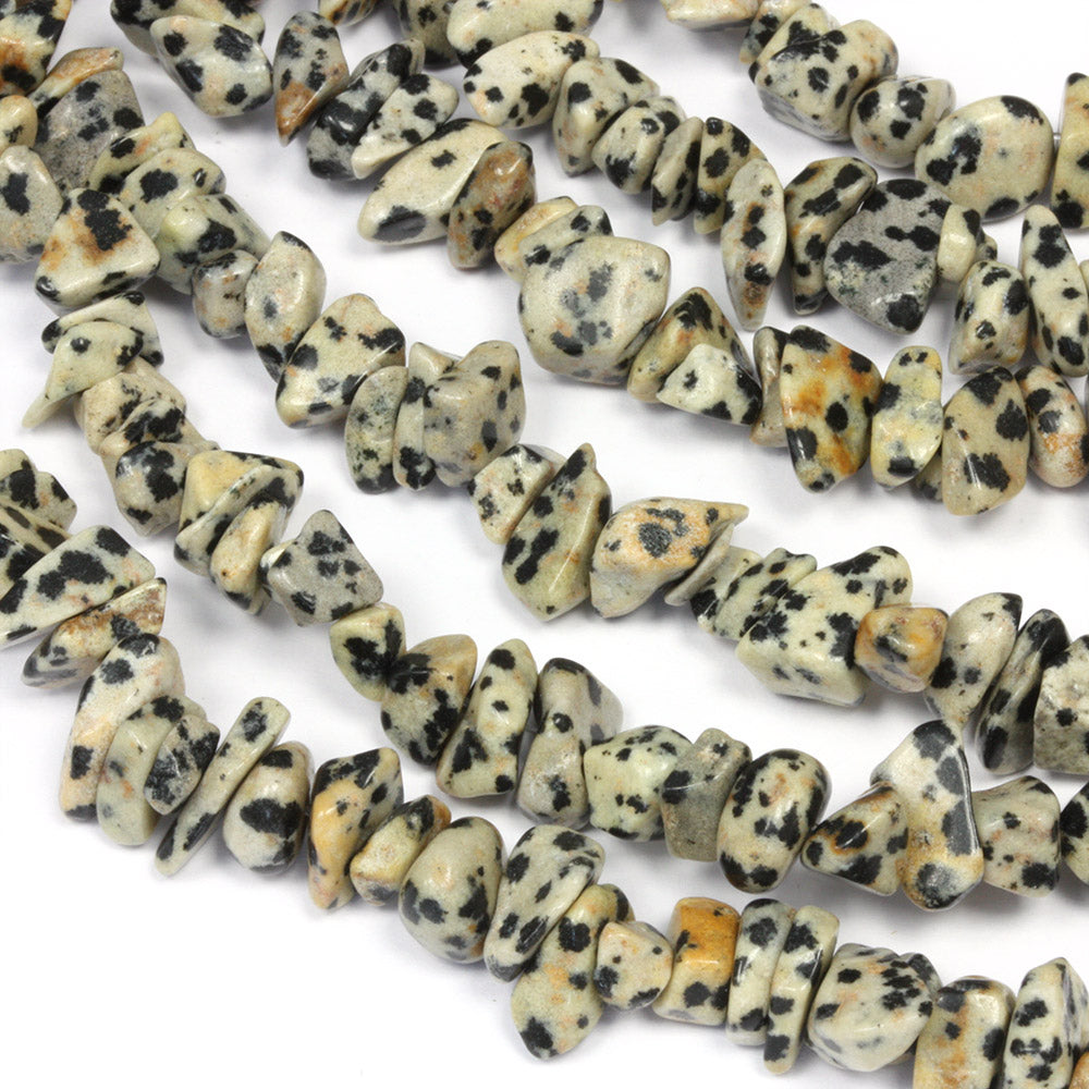 Dalmatian Jasper Chips - 80cm Strand