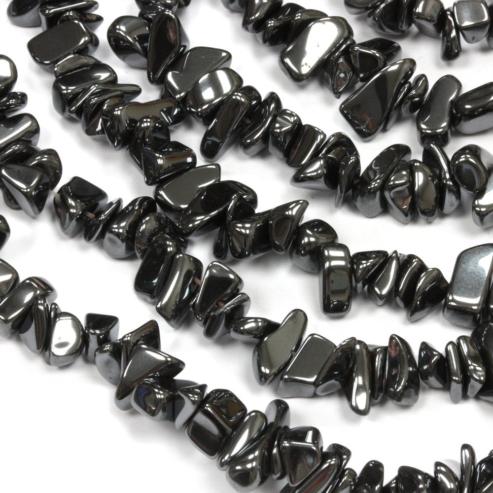 Hematite Chips - 80cm Strand