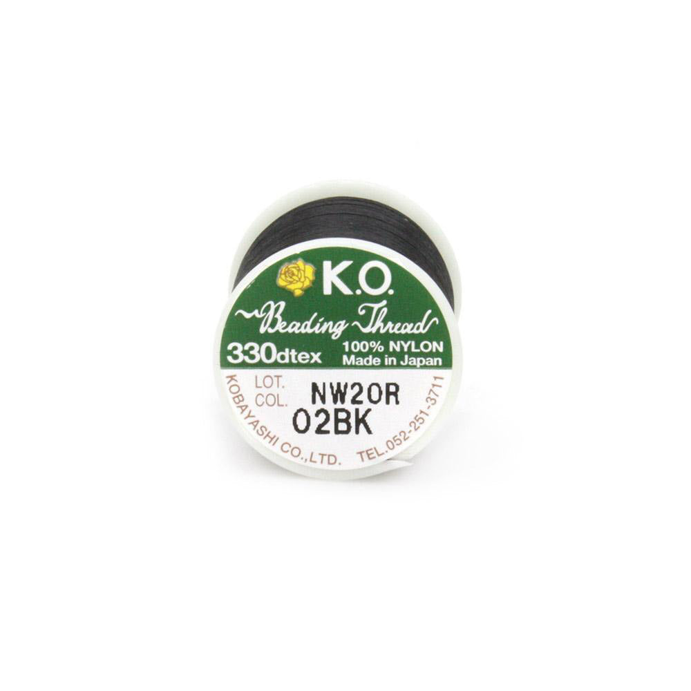 KO Beading Thread B Black - Reel of 50 metres