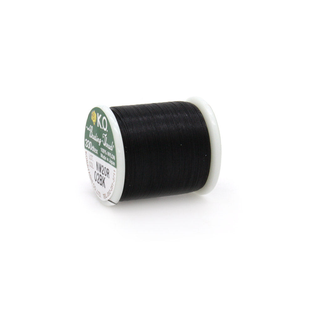 KO Beading Thread B Black - Reel of 50 metres