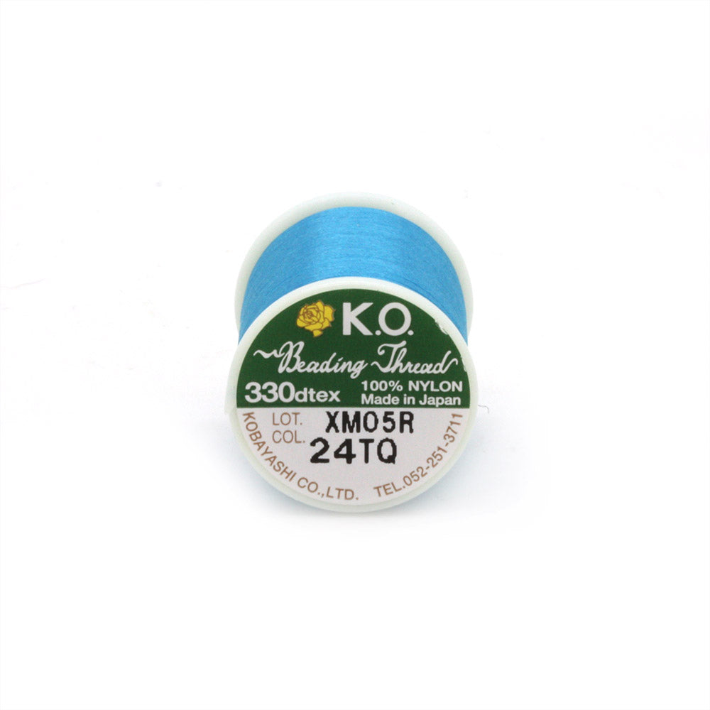 KO Beading Thread B Turquoise - Reel of 50 metres