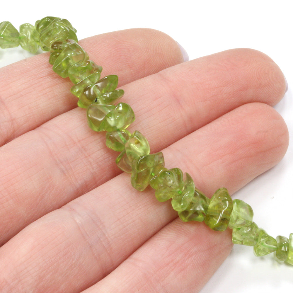 Peridot Chips - 35cm Strand