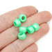 kids plastic green bath pearl coloured  pony beads with large holes