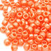 kids plastic bath pearl orange coloured  pony beads with large holes