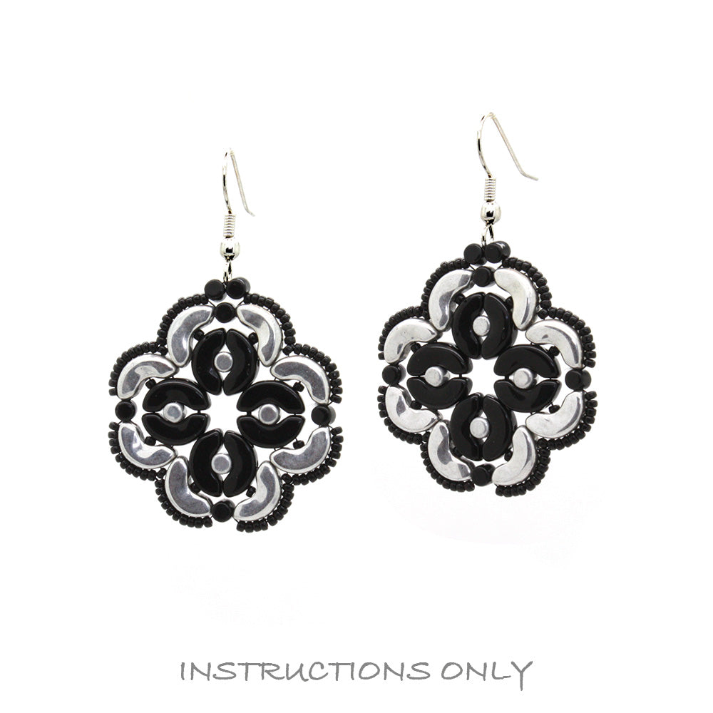 Kingo Earrings Pattern - Downloadable