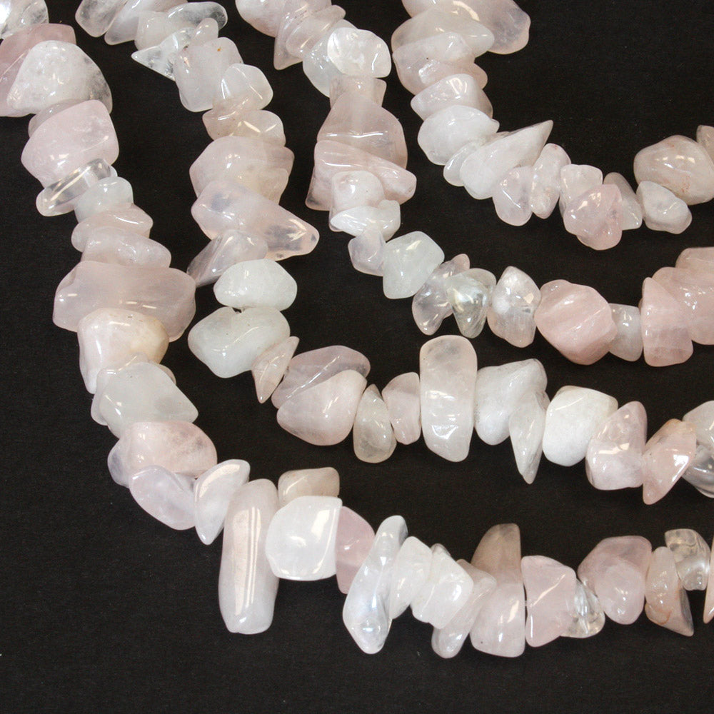 Rose Quartz Chips - 80cm Strand