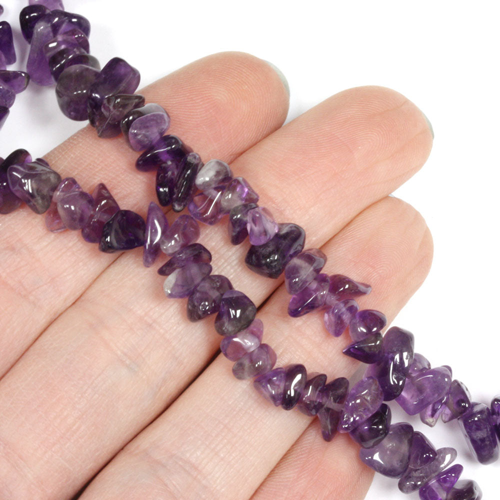 Amethyst Chips - 35cm Strand