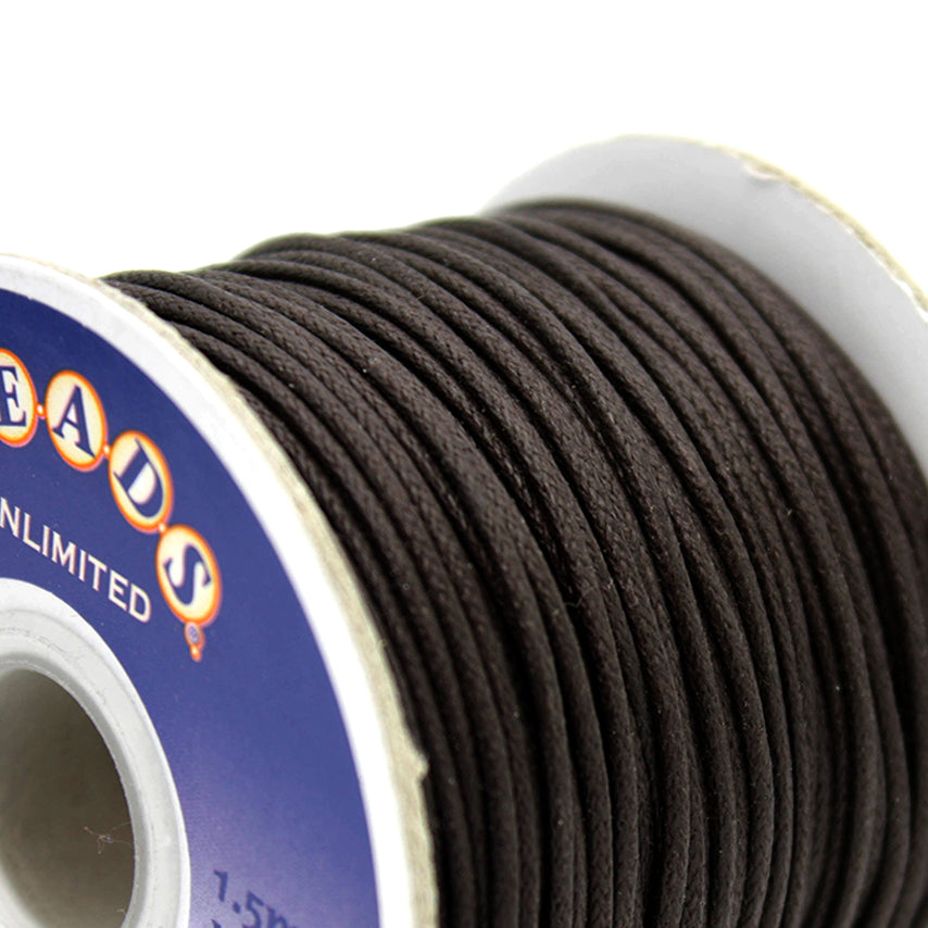 Thong Brown Cotton 1.5mm- 1 reel of 50m