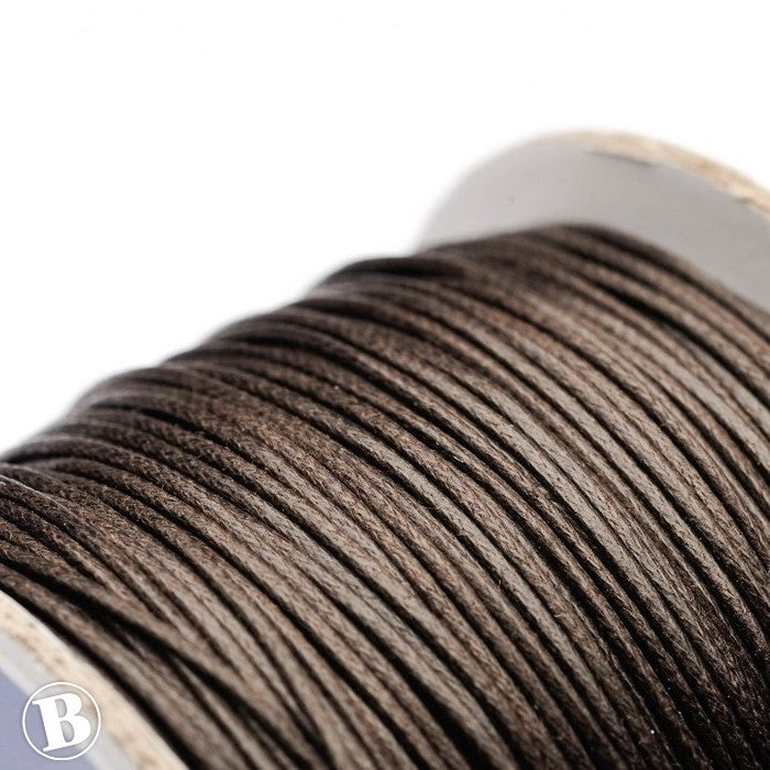 Thong Brown Cotton 1mm- 1 reel of 100m