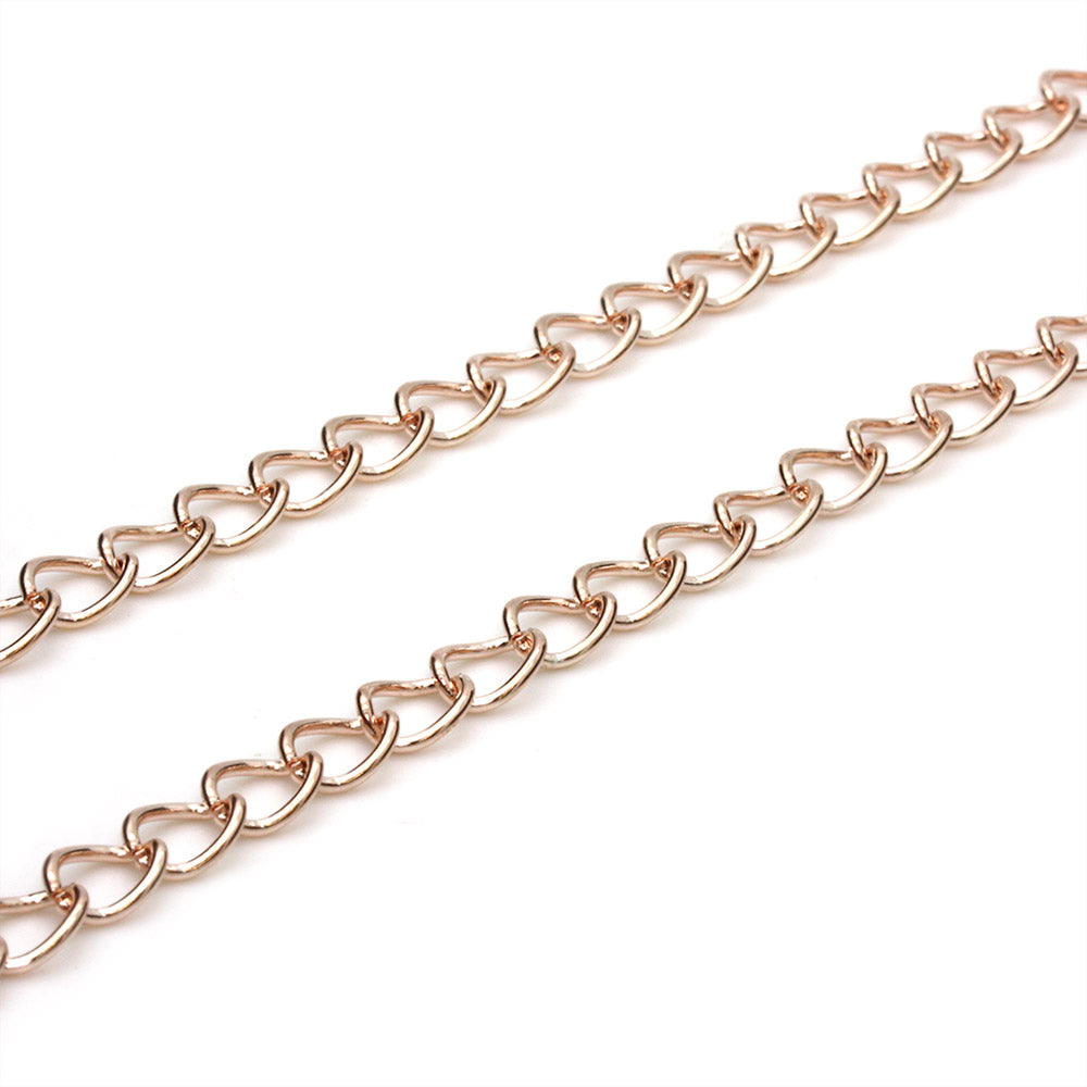 Heavy Chain Rose Gold Plated 4.5mm-Pack of 10m