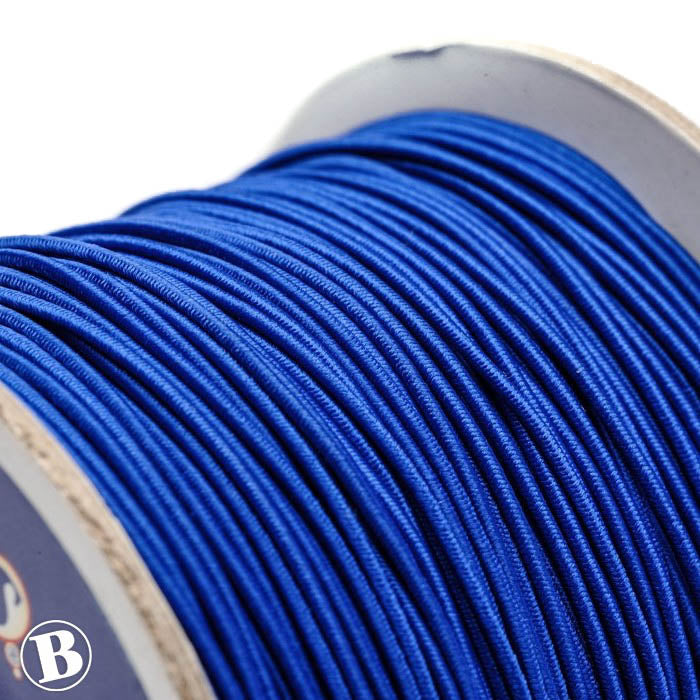 Coloured Elastic Royal Blue Elastic 1mm-Pack of 100m