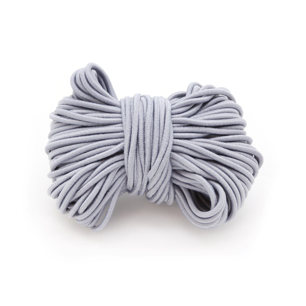 Coloured Elastic Grey Elastic 1mm-Pack of 10m