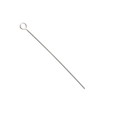 Eyepin Sterling Silver Metal 1.25-Pack of 20