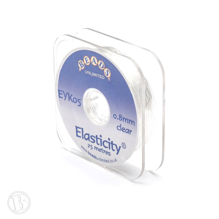 Clear Elasticity 0.8mm - Reel of 25m